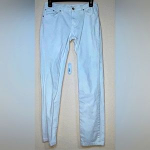 Levi's white High-rise skinny jeans size 4/27